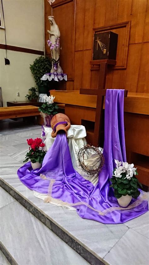 Lent Decorations For Church Altar