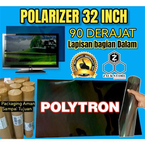 Jual Polarizer Polaris Tv Led Polytron Inch Derajat Lapisan