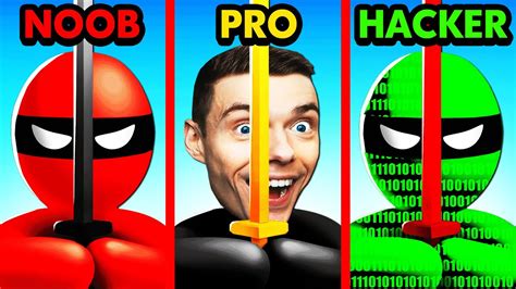 Noob Vs Pro Vs Hacker Stealth Master Youtube