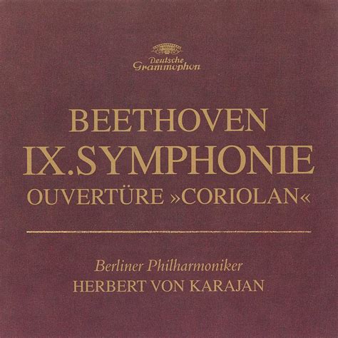 Ludwig Van Beethoven Herbert Von Karajan Berlin Philharmonic