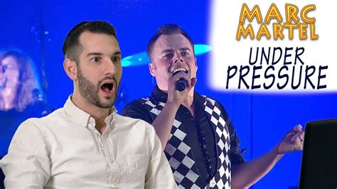 Vocal Coach Reacts To Marc Martel Singing Under Pressure Youtube