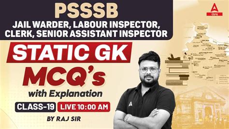 Psssb Labour Inspector Senior Assistant Inspector Warder Clerk