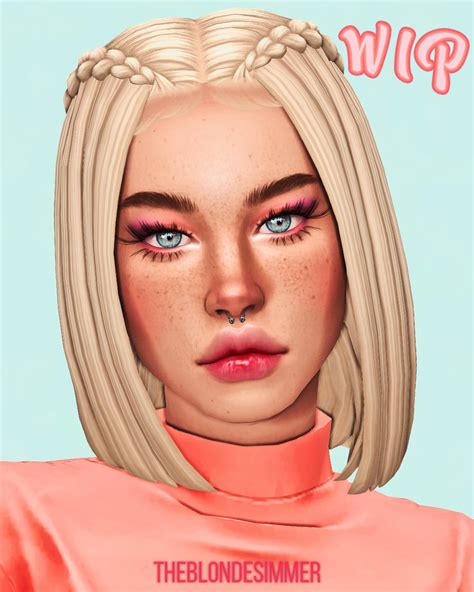 Theblondesimmer Patreon Sims Hair Sims 4 Cc Finds Hair Sims 4 Mm Cc