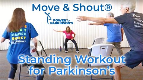 20 Minute Live Standing Move And Shout Parkinson S Workout Youtube