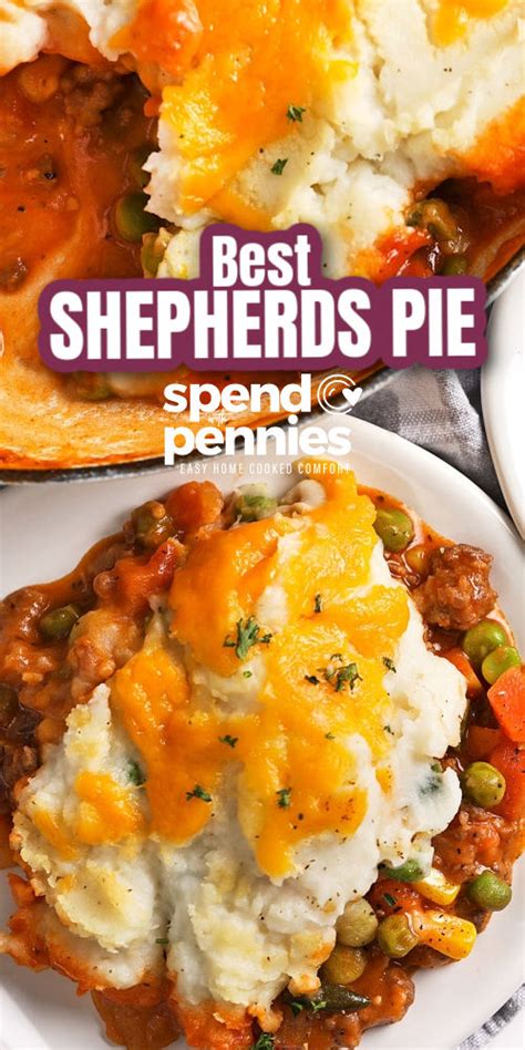 Easy Shepherds Pie Recipe Spend With Pennies Be Yourself Feel