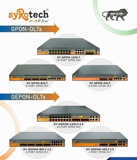 Gpon Olt Rackmount SY GPON 8OLT Loaded With 9DB PON SFP For Ftth For