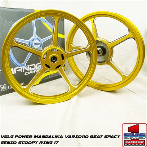 Jual Velg POWER Mandalika VARIO110 BEAT SPACY GENIO SCOOPY VARIO125 150