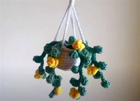 15 Crochet Hanging Plant Patterns Easy Video Tutorials Latest Red