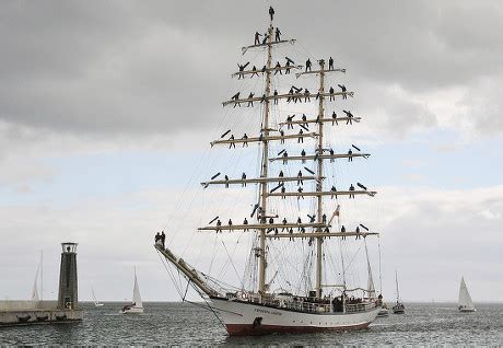 Polish Tall Ship Fryderyk Chopin Used Editorial Stock Photo Stock