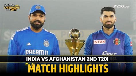 India Vs Afghanistan T Series Highlights Winni Zondra