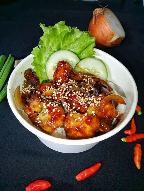 Rice Bowl Chicken Teriyaki In Ide Makanan Resep Makanan Makanan