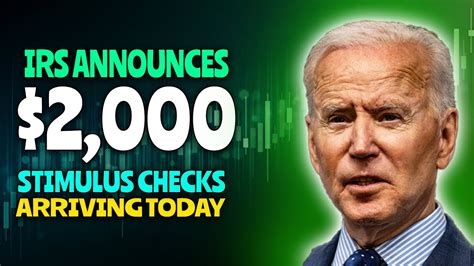 Irs Announces Stimulus Checks Hitting Bank Accounts Today For