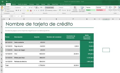 Ahorra Gastos En Tu Tarjeta De Cr Dito Con La Ayuda De Excel