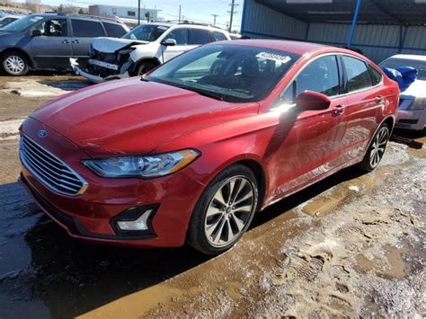 2020 Ford Fusion Se For Sale Co Colorado Springs Wed Mar 27 2024 Used And Repairable