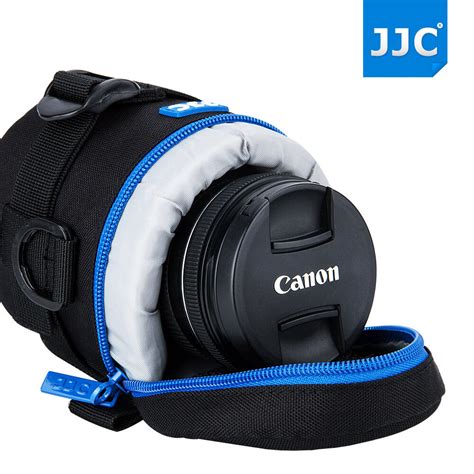 Jjc Waterproof Deluxe Lens Pouch Bag With Shoulder Strap For Dslr