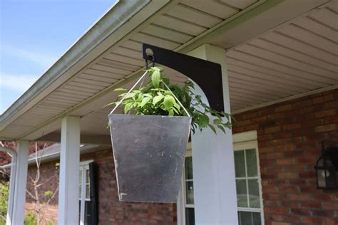 Porch Post Metal Plant Hanger Hanging Planters Outdoor Hanging Plants