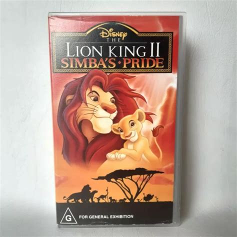 Lion King Simbas Pride Disney Vhs Picclick Au