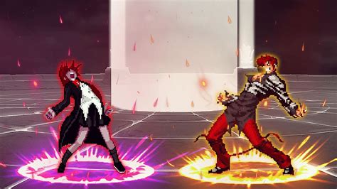 Kof Mugen Orochi Akiha Yagami Vs Orochi Iori Yagami Team Battle Of