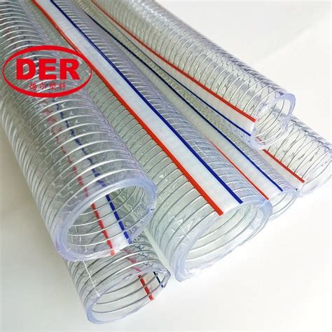 China Transparent Flexible Spiral Steel Wire Reinforced Vacuum Suction