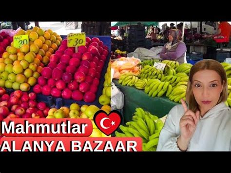 TURKISH BAZAAR İN ALANYA 2024 ALANYA MAHMUTLAR BAZAAR ANTALYA