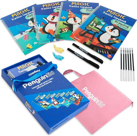 Magic Practice Copybook For Kids Ages 3 8 4 Pack Large