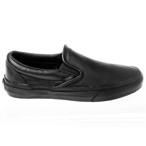 Vans Vn 0lyfl9m Classic Slip On Italian Leather Blackblack