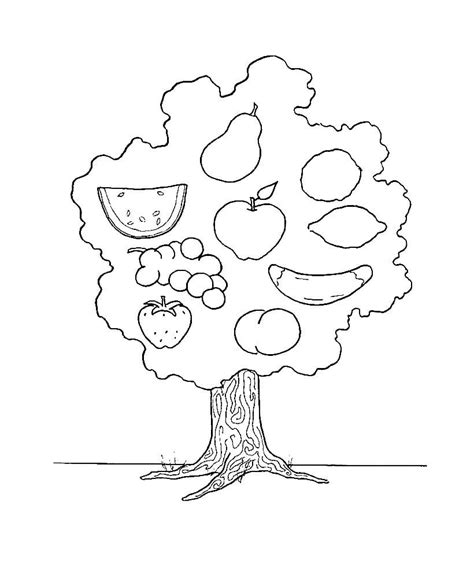 Trees Coloring Page. Printable Coloring Page For Kids - Coloring Home