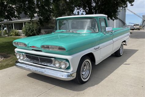 No Reserve 1960 Chevrolet Apache 10 Pickup 4 Speed For Sale On Bat