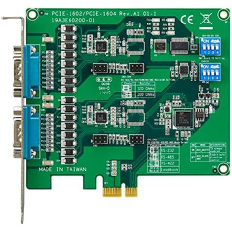 PCIE 1602 Advantech PCI Express Adapterkarte Mit 2x RS232 422 485 Ports