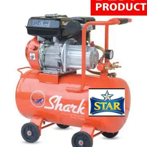 Jual Kompresor Angin SHARK 1 Hp Bensin Compressor Udara 1 4 Dinamo