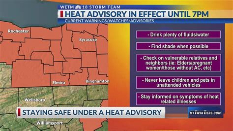 Staying Safe Under A Heat Advisory Youtube