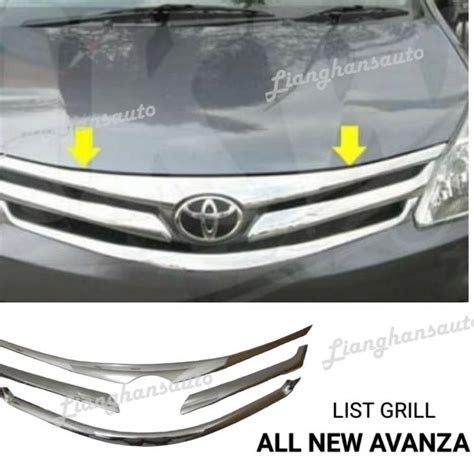 Jual Promo Viral LIST GRILL DEPAN ATAS TENGAH BAWAH MOBIL ALL NEW