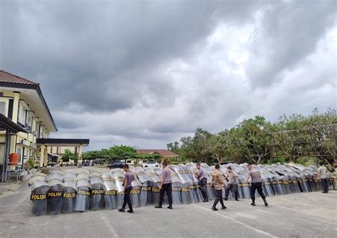 Guna Kesiapsiagaan Personil Hadapi Unjuk Rasa Dit Samapta Gelar