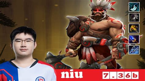 DOTA 2 LGD Niu The BEASTMASTER OFFLANE 7 36b YouTube