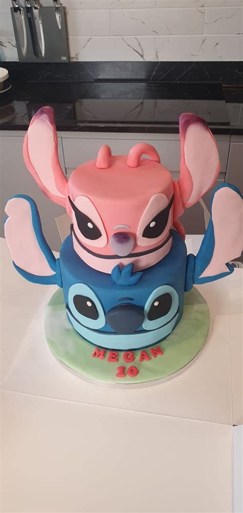 Pin By Claudia Reyes Garcia On Angie 6 In 2024 Lilo And Stitch Cake