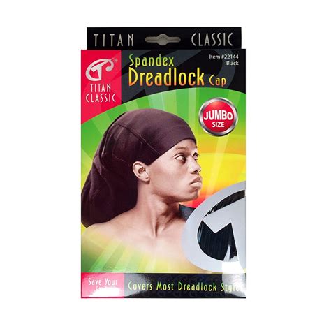 Titan Dreadlocks Spandex Cap Jumbo Size Black Pack Of Walmart