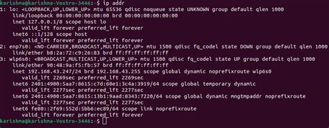 Find IP Address In Linux Javatpoint