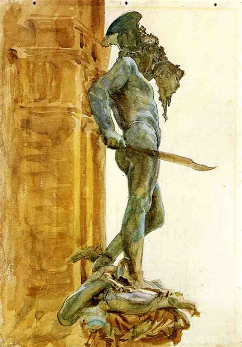 Perseus, Florence - John Singer Sargent - WikiArt.org - encyclopedia of ...