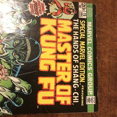 Special Marvel Edition 15 1st Shang Chi Master Of Kung Fu 1973 EBay