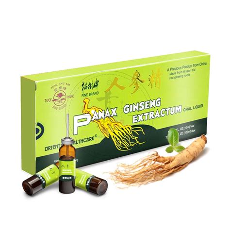 Extracto De Panax Ginseng 10x10ml Onesupermarket