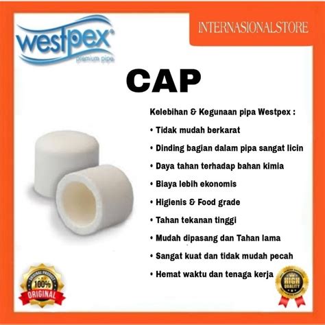 Jual Fitting Pipa Ppr Westpex Cap D Shopee Indonesia