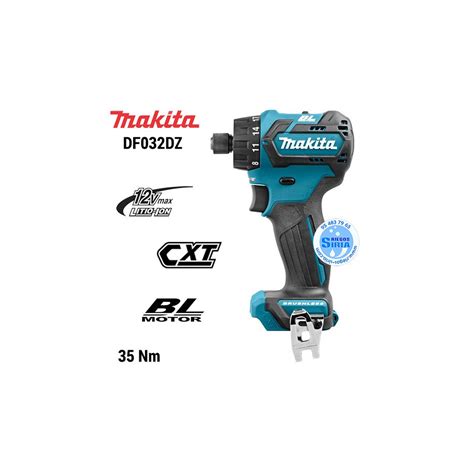 Makita Df Dz Taladro Atornillador V Nm Bl Hex