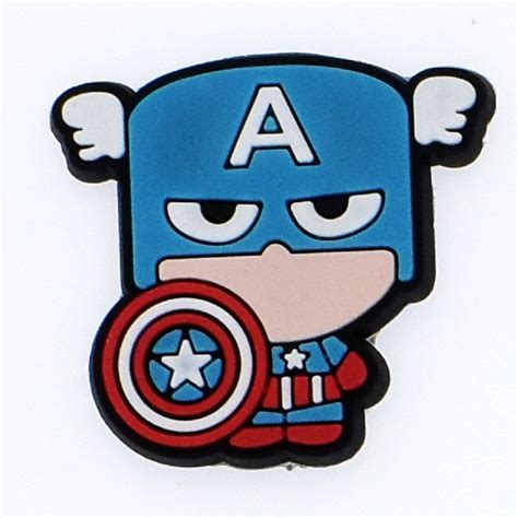 Charms Crocs Jibbitz Super H Roe Agujero Zapato Bcukle Marvel