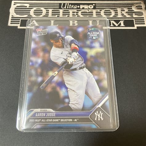 Topps Now Aaron Judge Mlb All Star Game Selection