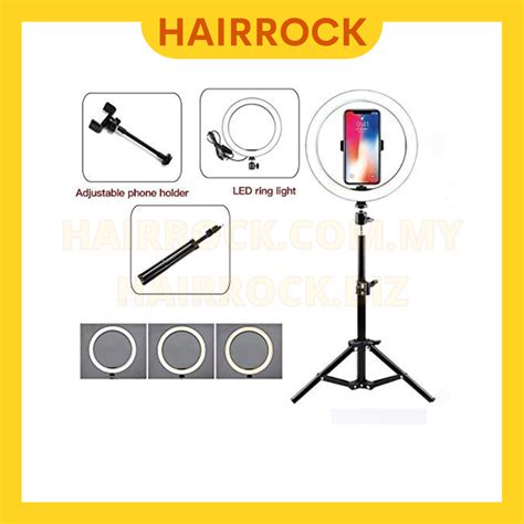 Camera Photo Video Lighting Kit Led Ring Light With Light Stand For Smartphone Makeup Portrait