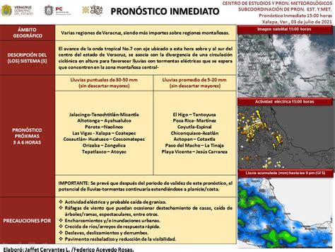 MeteorologíaSPCVer on Twitter 3 pm A la población en zona de montaña