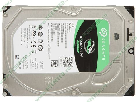 Жесткий диск 2ТБ Seagate "BarraCuda ST2000DM008", 7200об./мин., 256МБ ...