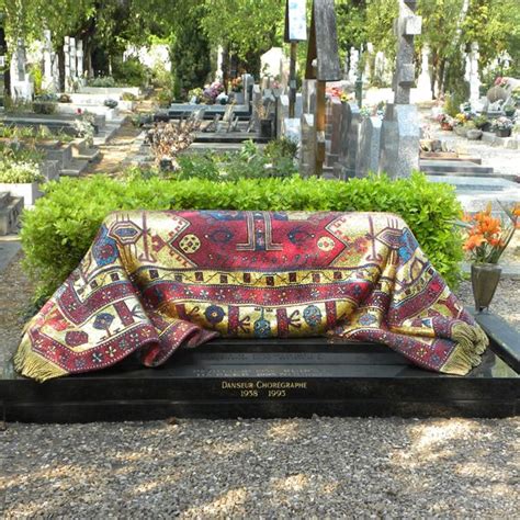 The Tomb Of Rudolf Nureyev In The Russian Cemetery At Sainte