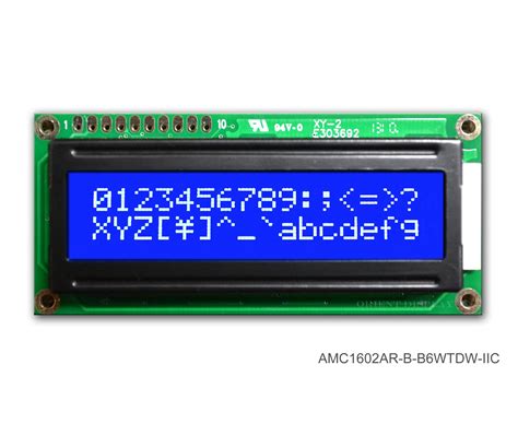 AMC1602AR B B6WTDW I2C 16x2 Character LCD Module I2C Interface