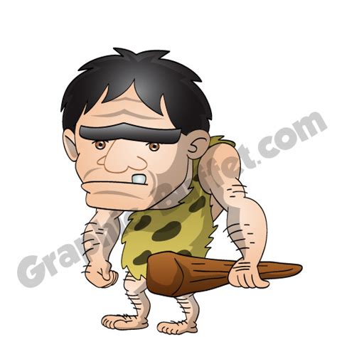 Animated Game Characters: Caveman | Game Assets & Art | Graphic Buffet